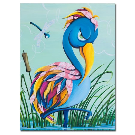 Sylvia Masek 'Showbird' Canvas Art,24x32